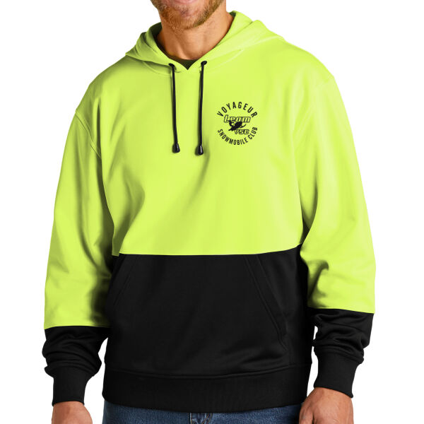CornerStone Enhanced Visibility Fleece Pullover Hoodie - Printed Logos Thumbnail